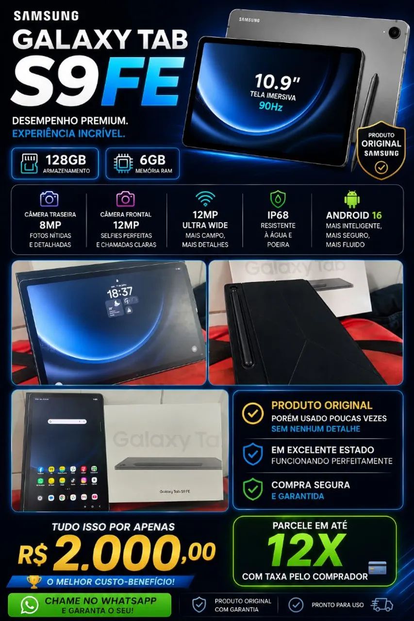 Galaxy tb s9 fe 