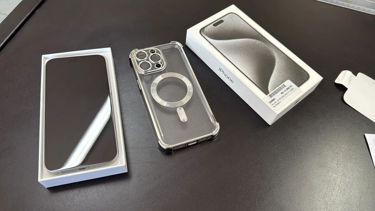 iPhone 15 PRO MAX 256GB Prata
