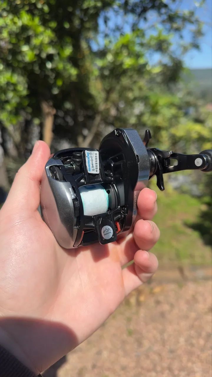 Carretilha Shimano Scorpion DC 151xg - Acampamento - Vale Real