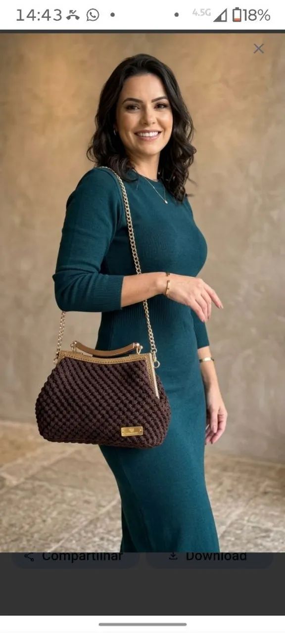 Bolsas em crochê  - Foto 3