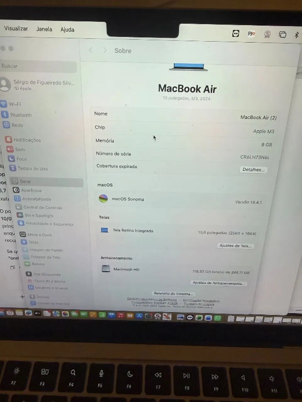 MacBook Air M3 8 GB 13" 256 GB - Foto 4