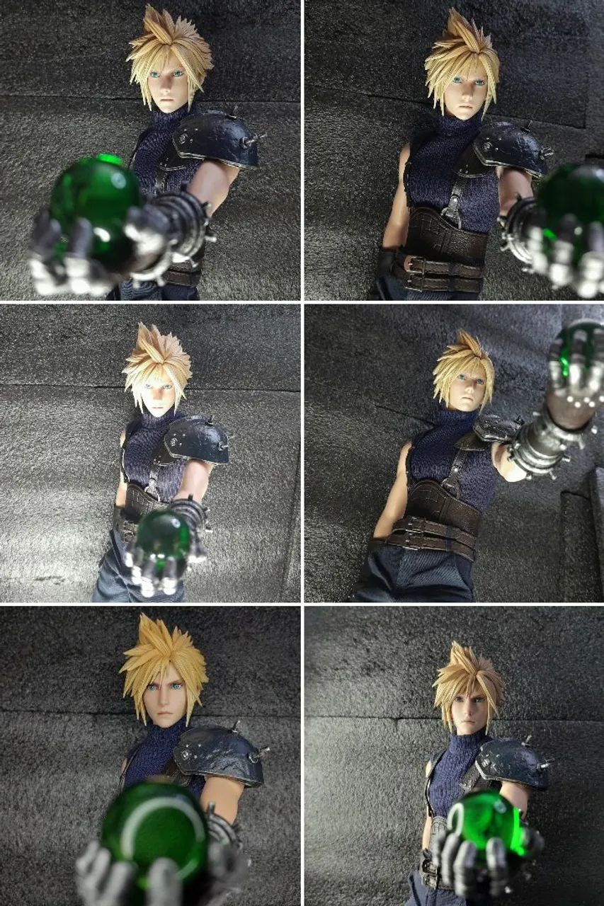 Cloud Strife 1/6 Gametoys Final Fantasy VII Remake  - Foto 5