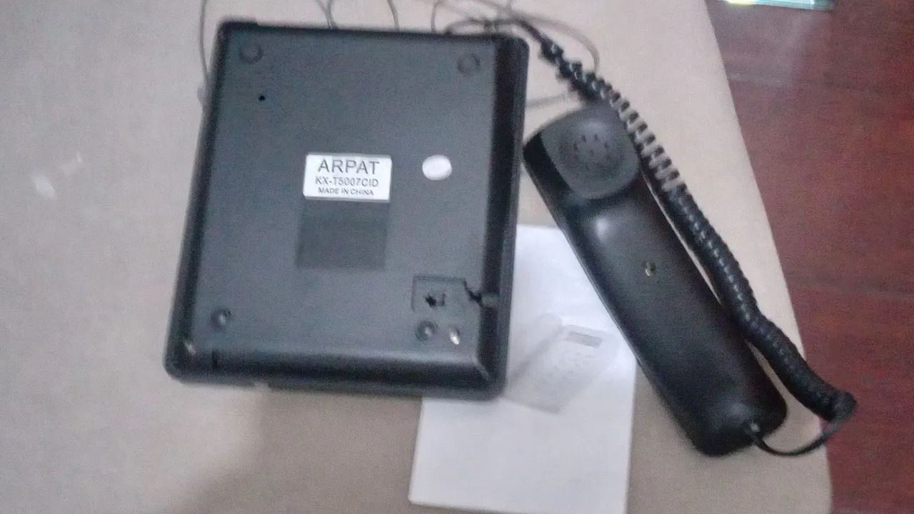 Telefone fixo retrô com linha  - Foto 3