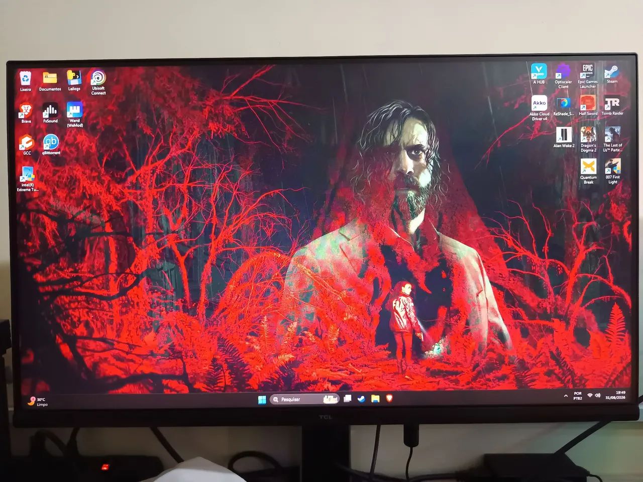 Monitor Gamer TCL 25 Polegadas QLED Mini LED Full HD 300Hz