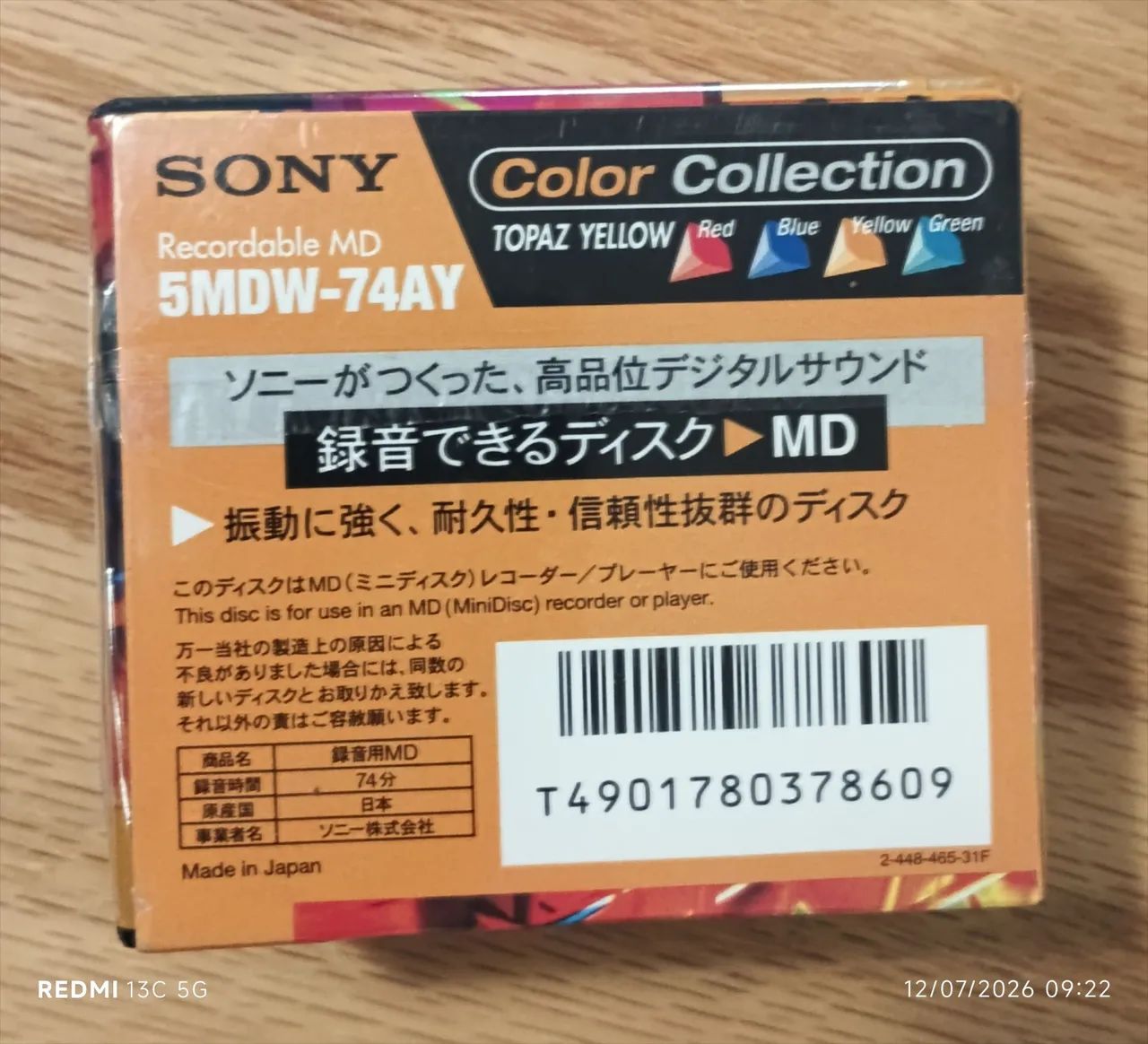 Mini Disc Sony, MD74 x 5 - Foto 3