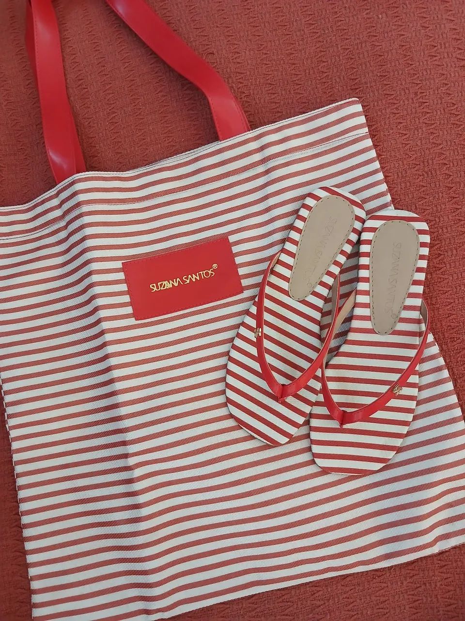 Kit praia (bolsa praia e rasteirinha) - Foto 3