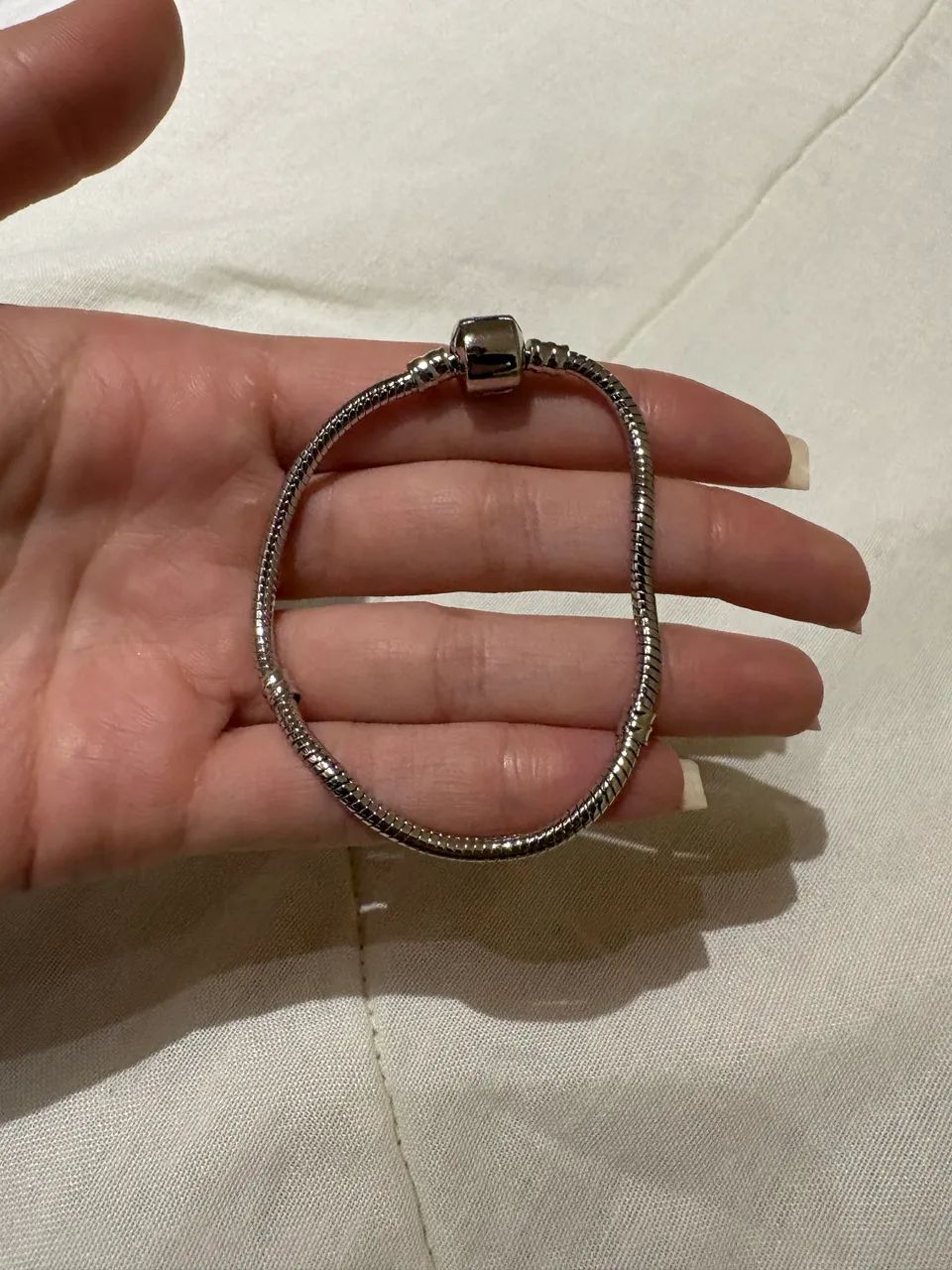 Pulseira semijoia prata Via Rara - Foto 5