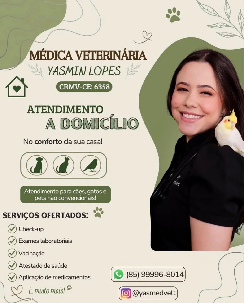 Médica Veterinária - Atendimento domiciliar