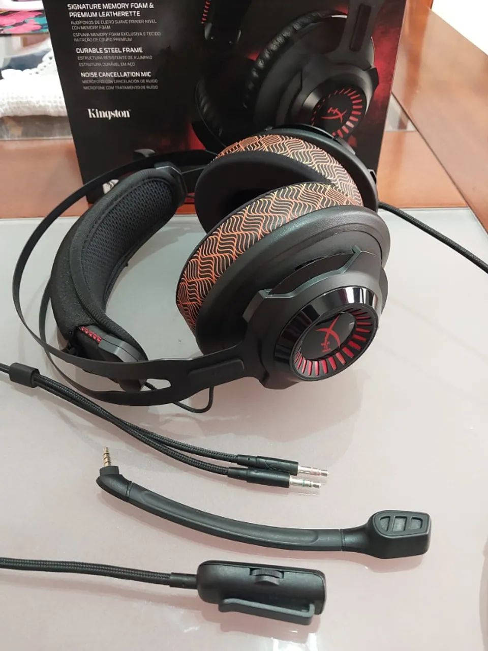 Headset HyperX Cloud Revolver + Earpad e Headband Nullmini - Foto 3