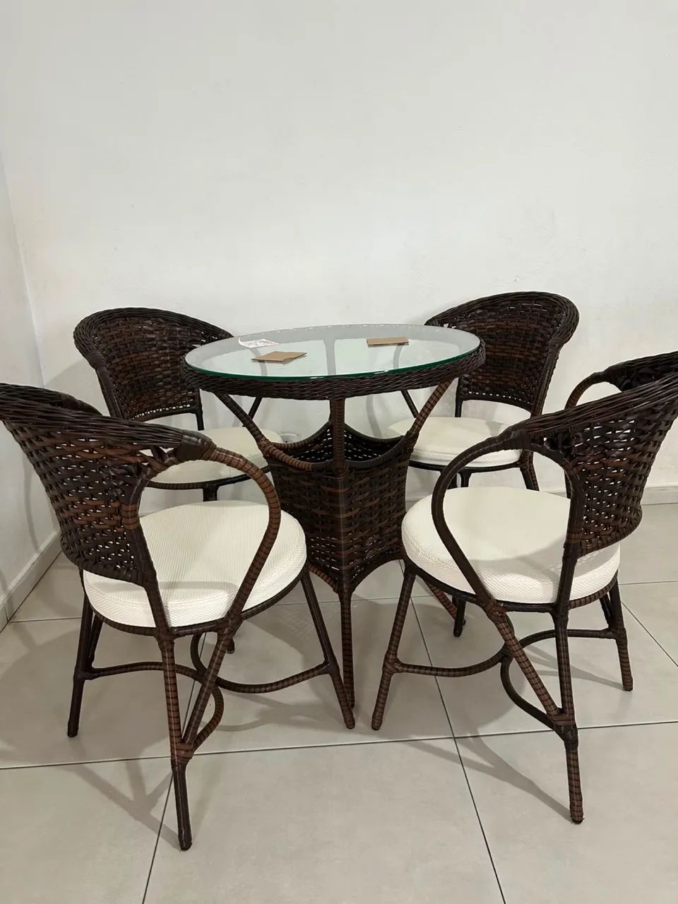 Conjunto de mesa alto padrão 