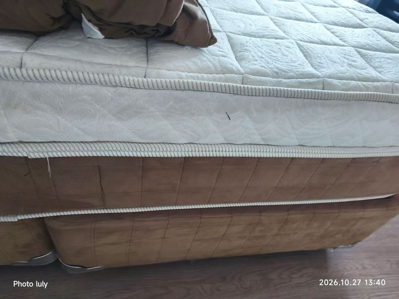 CAMA BOX COM COLCHAO MOLA ,KING - Foto 2