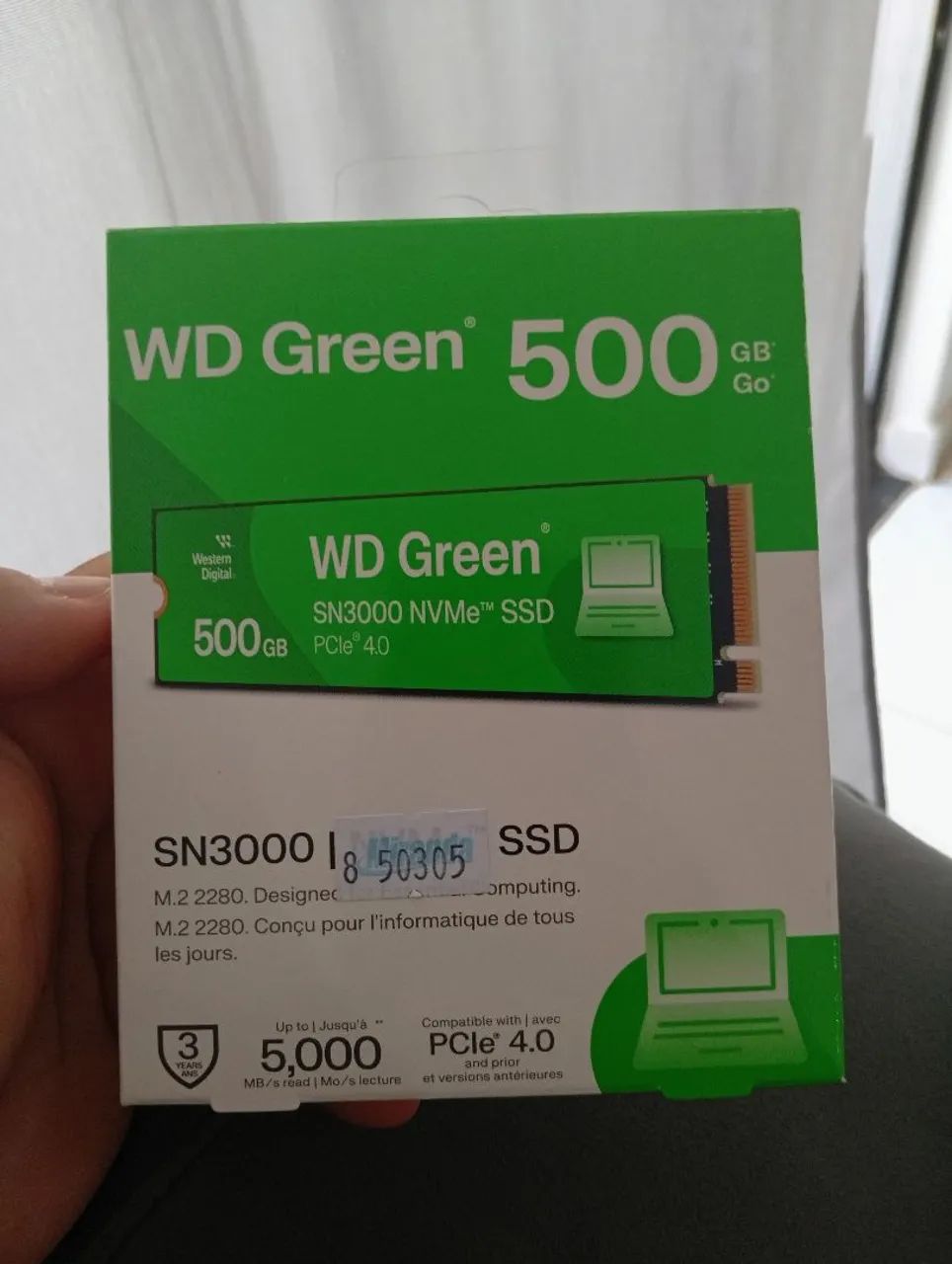 SSD M2 500gb nunca usado