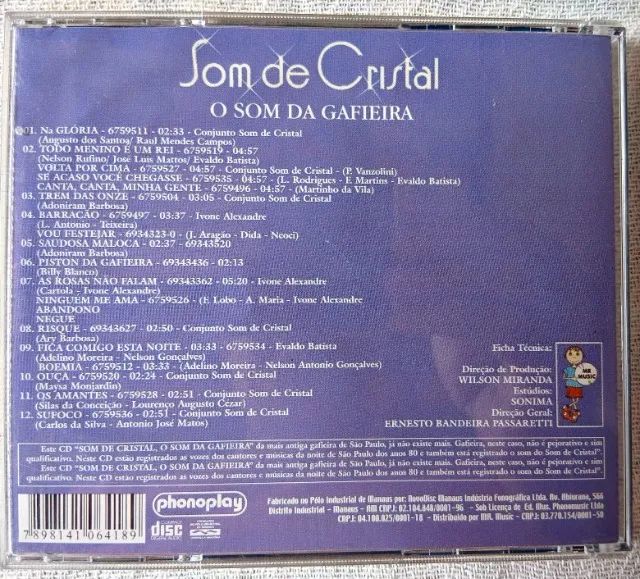CD - Som de Cristal-OSom da Gafieira - Foto 2