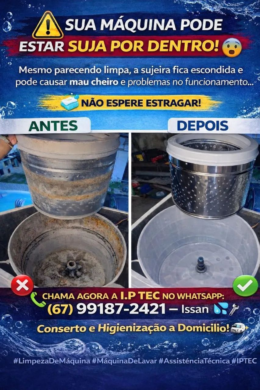 Conserto e higienização de  Máquinas de lavar Roupas Brastemp Eletrolux Consul  - Foto 6