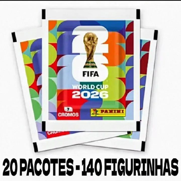 Kit 20 Pacotinhos Figurinhas Copa Fifa 2026 - Foto 5