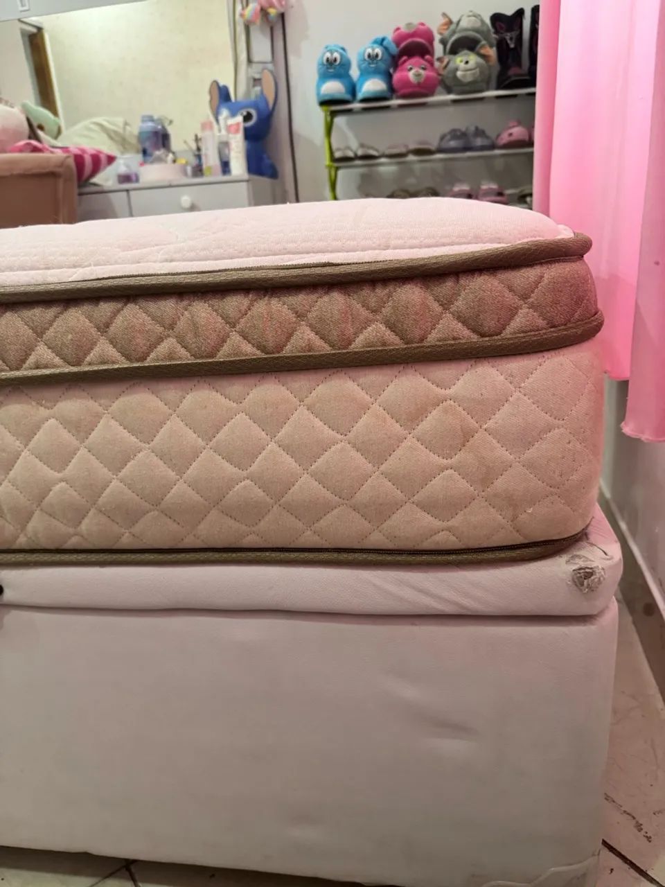 Cama box baú solteiro com colchão  - Foto 2