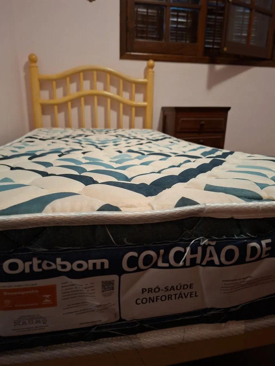 VENDER RÁPIDO Cama+Colchão SEMINOVOsolteiro  - Foto 2