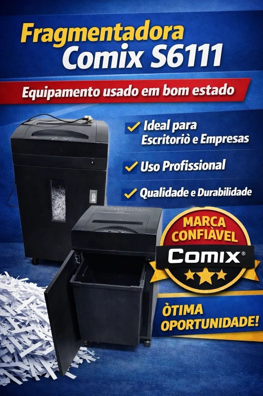 Fragmentadora Comix S6111 - Foto 3