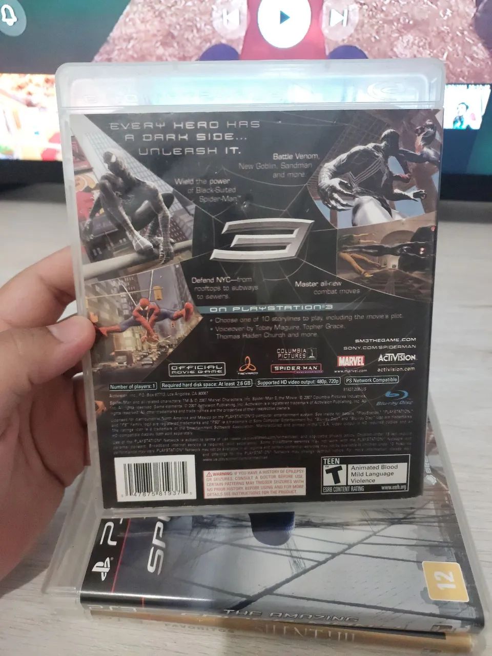 Jogo Spider-Man 3 de PS3 - Foto 2