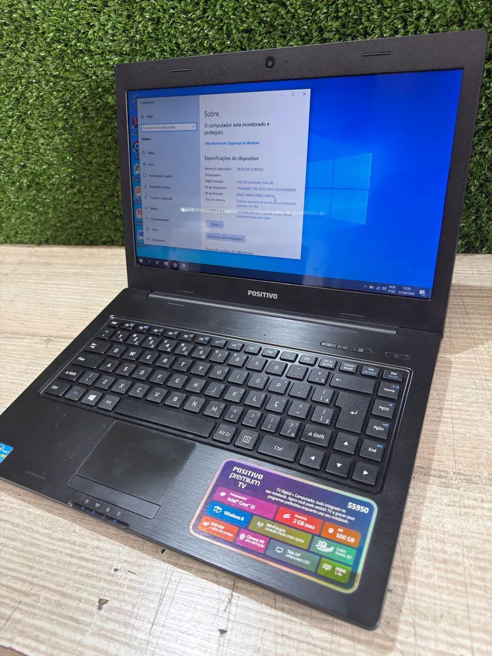 Notebook Positivo Core i3 4ram HD500 Windows 10 Office Antivírus - Foto 3