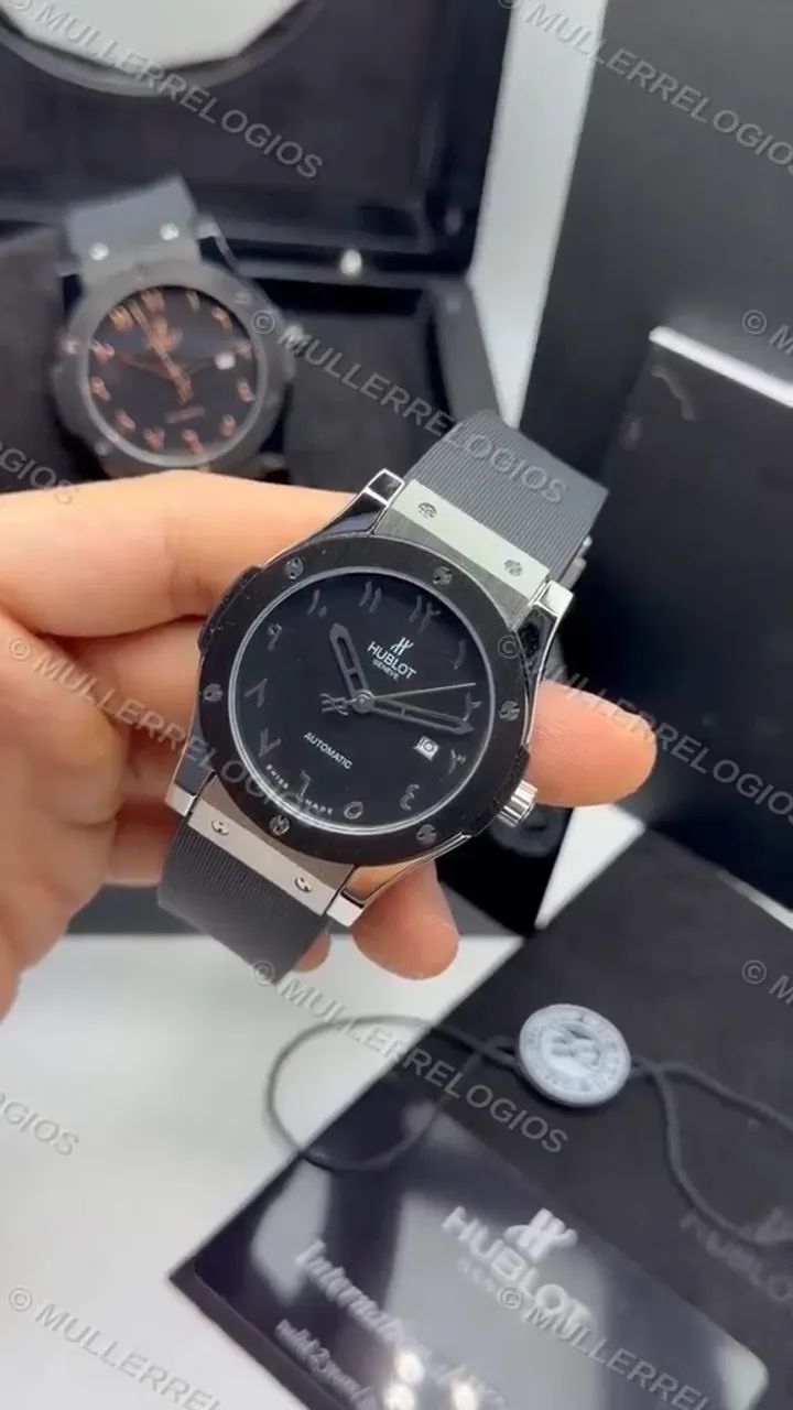 Relógio Hublot Automático + Caixa Completa - Foto 2