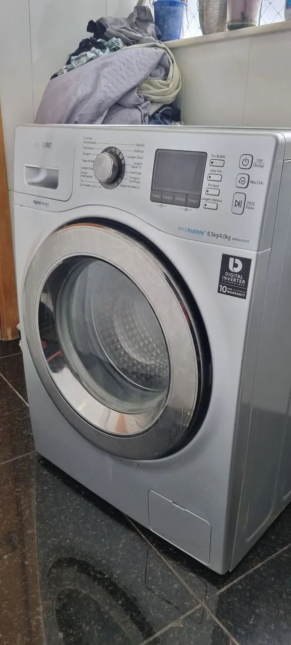 Vendo Lava e Seca Samsung EcoBubble 8,5kg Digital Inverter, modelo WD856UH, 127v. - Foto 4