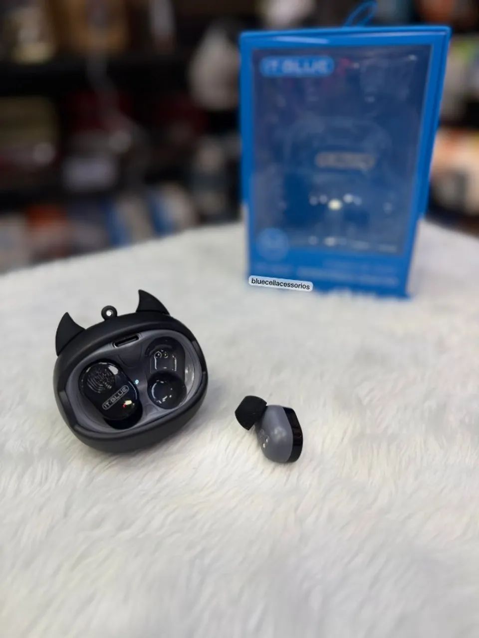 Fone de ouvido Bluetooth Carinhas - Foto 2
