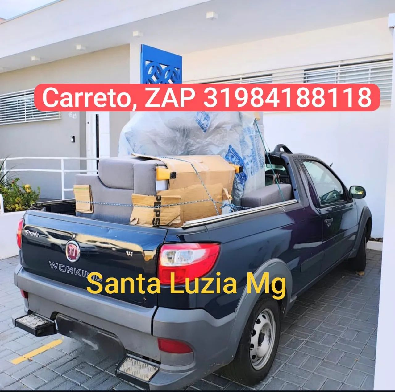Carreto, frete, transporte, ZAP *