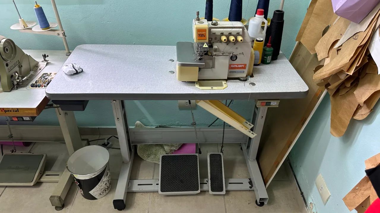 Máquina de costura overloque  - Foto 2