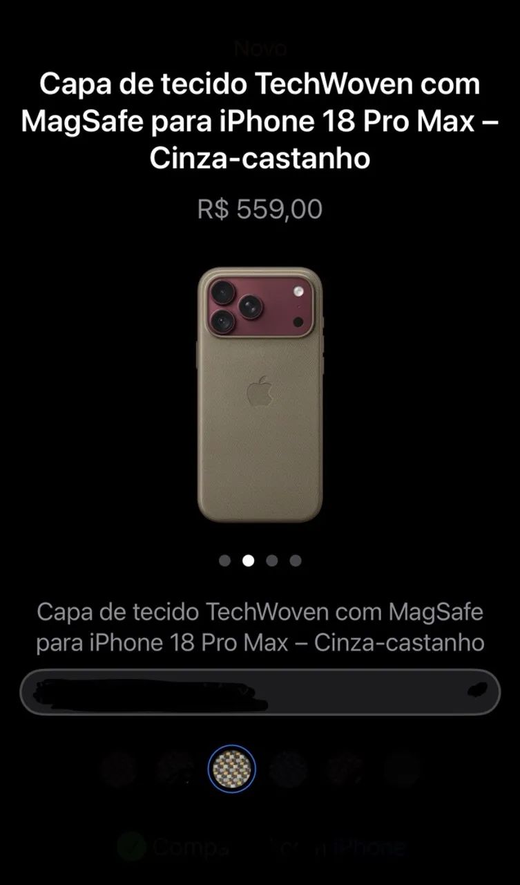 Capa TechWoven IPhone 18 Pro Max (LACRADA) - Foto 5