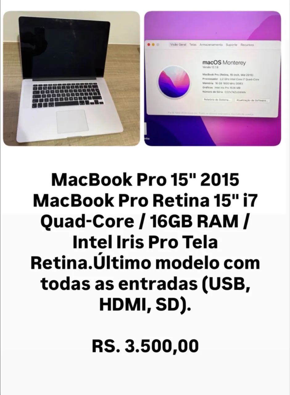 MacBook Pro i7 15? - Foto 4