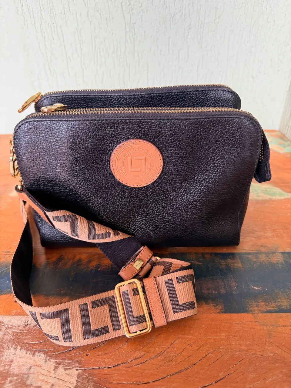 Bolsa Luz da Lua Original Preta | Alça Monograma - Foto 2