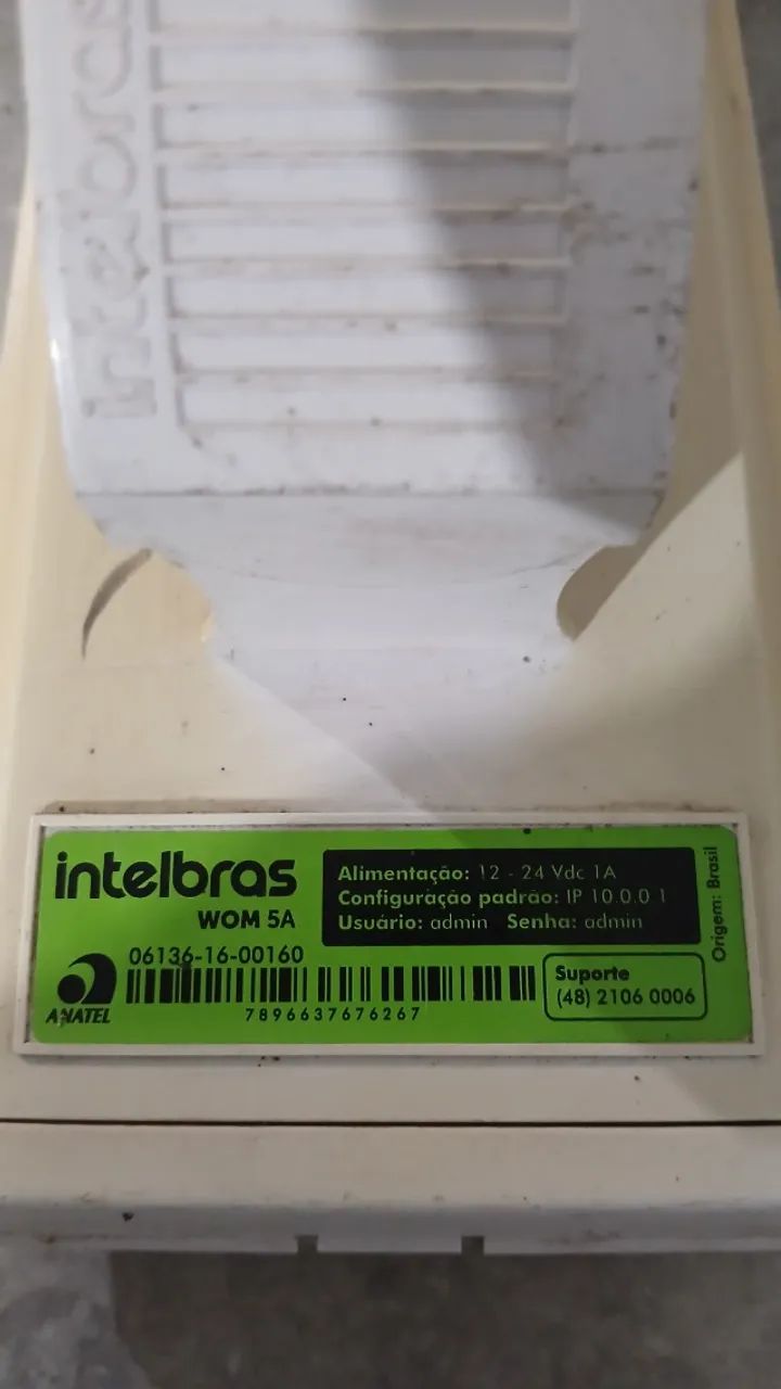 Antena Cpe 5ghz 16dbi Wom 5a Intelbras - Foto 2