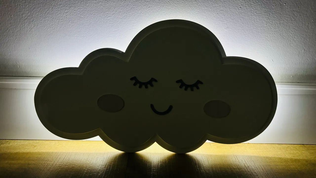 Luminária led quarto infantil