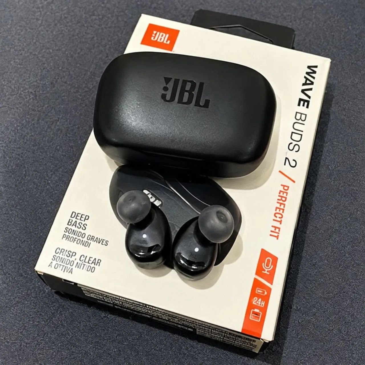 Fone bluetooth JBL wave buds 2