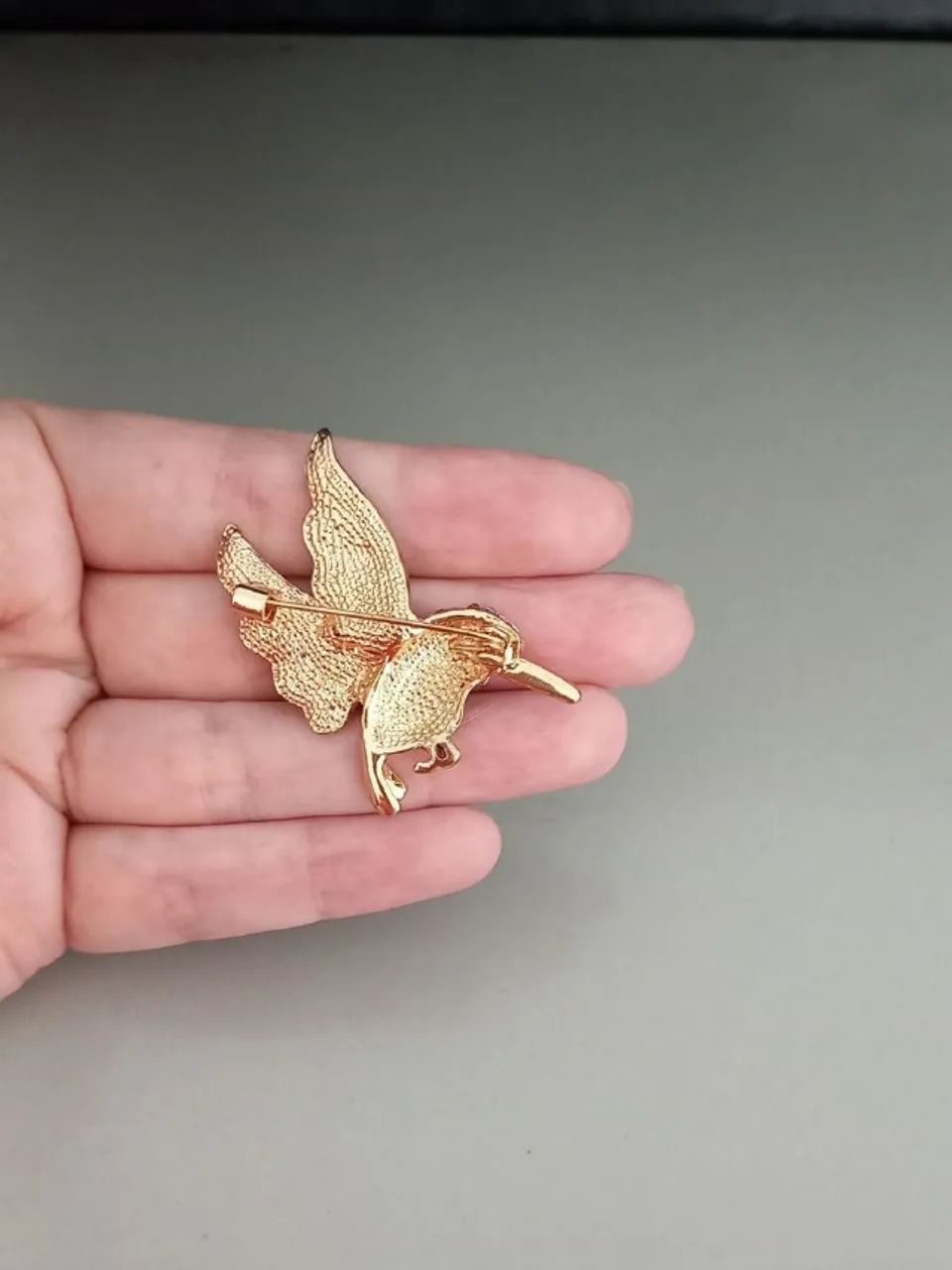 Broche de Colibri Vermelho (novo) - Foto 5