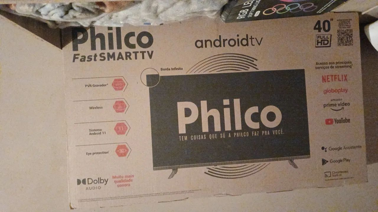 TV smart Android 40 polegadas perfeita!  - Foto 2