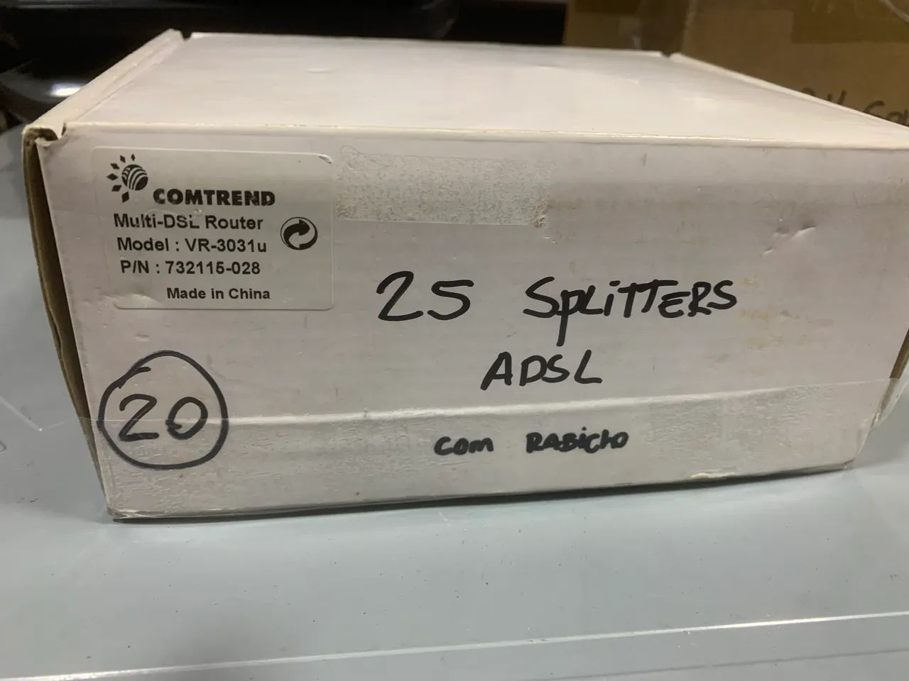 Kit Spliter ADSL com rabicho