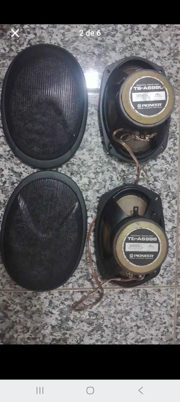 Falante triaxial pioneer 6986 raridade neste estado - Foto 4