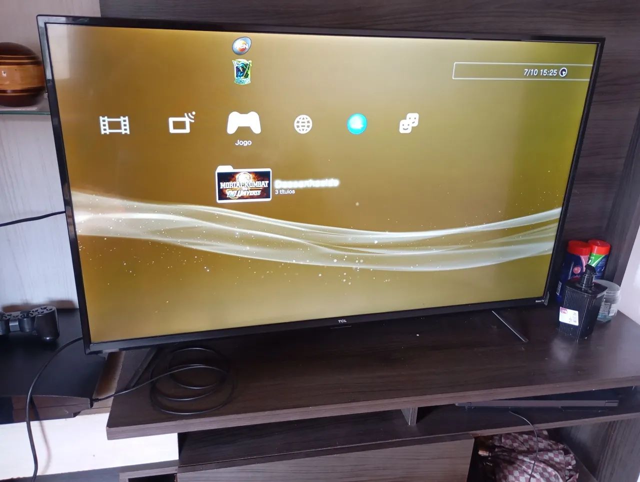 Ps3 destravado com 2 controles  - Foto 4