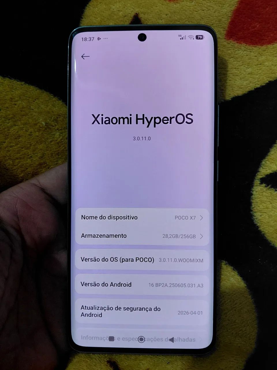 Poco X7 5g 256gb 8gb ram - Foto 4