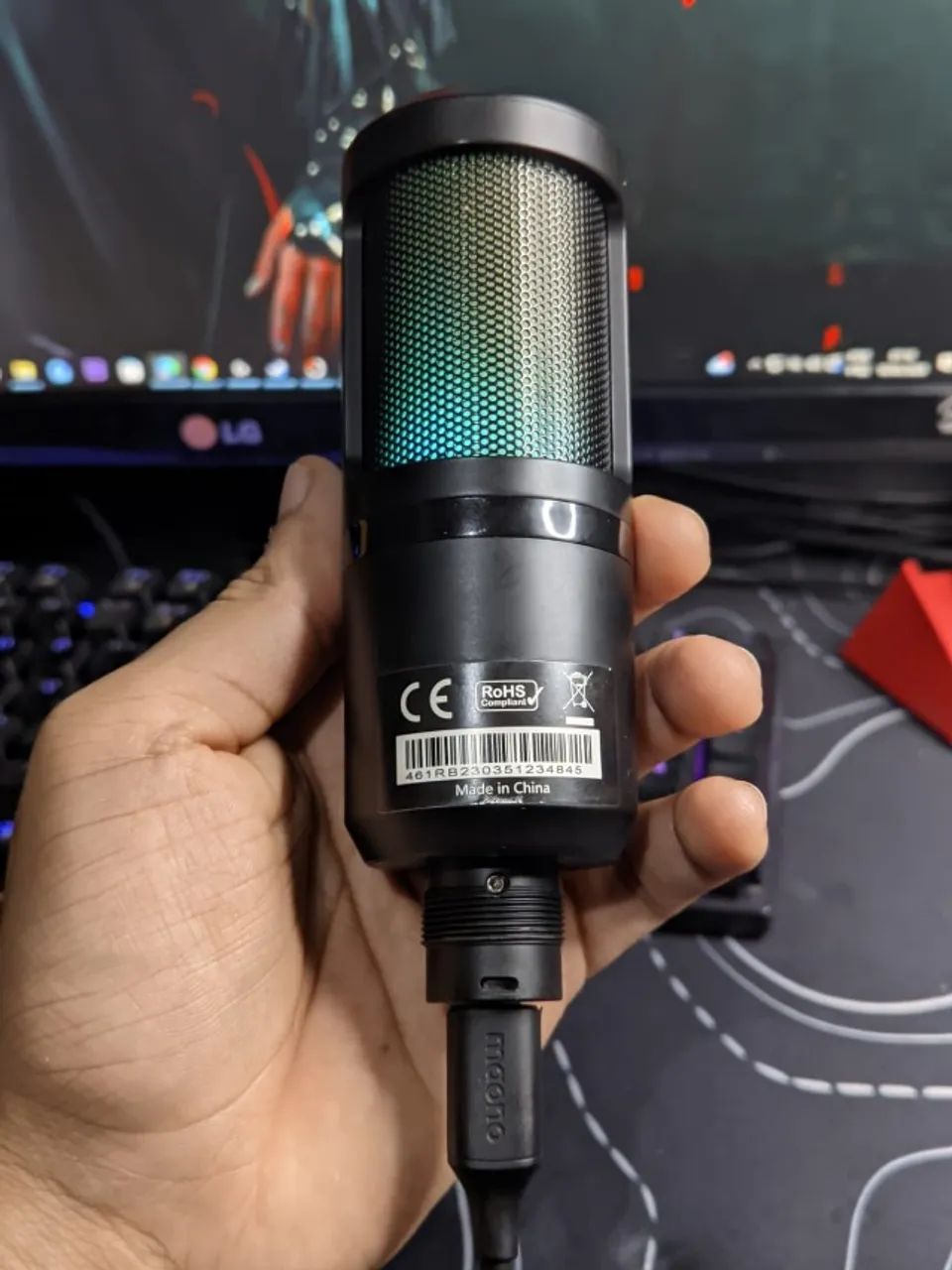 Microfone Condensador Maono PM461 RGB USB (USADO) - Foto 3