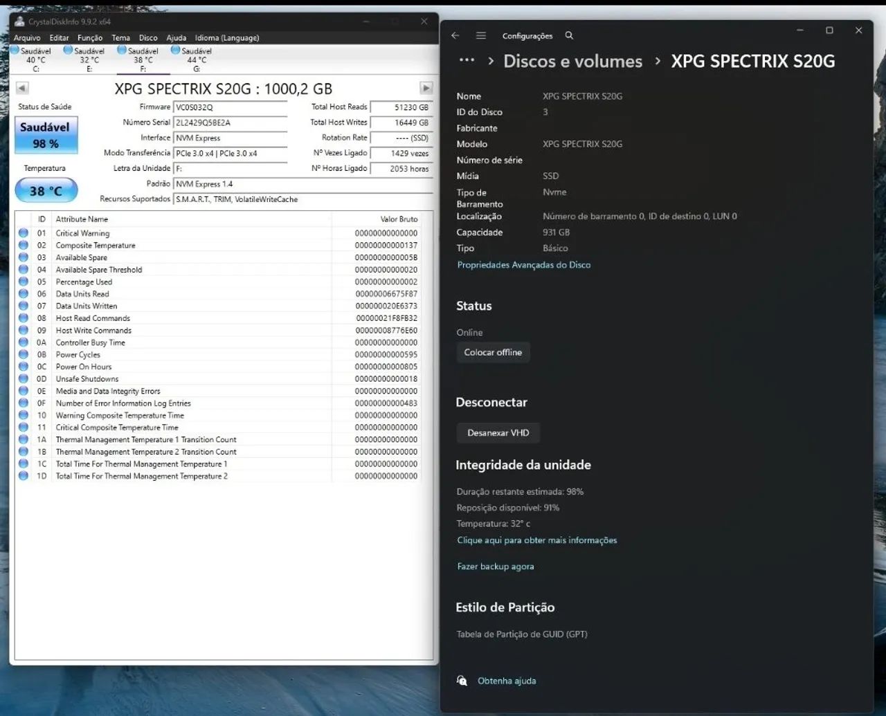 SSD 1T M.2 XPG Spectrix S20G - Foto 3