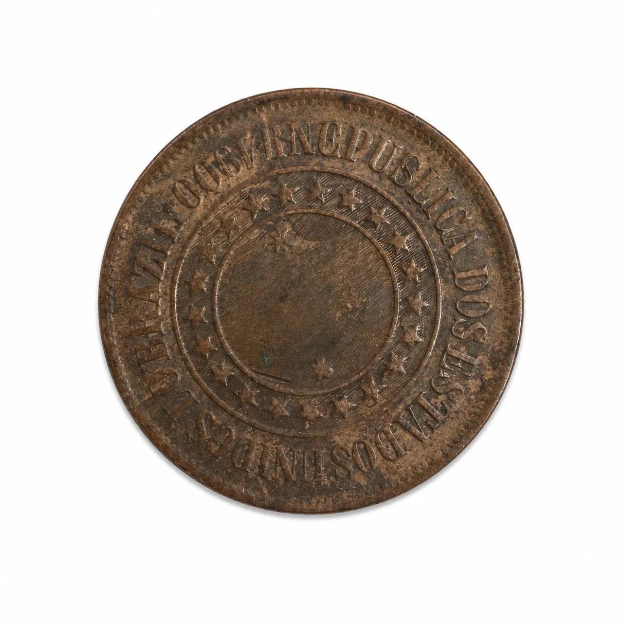 Moeda de 40 Reis de 1908 em Bronze - Foto 2