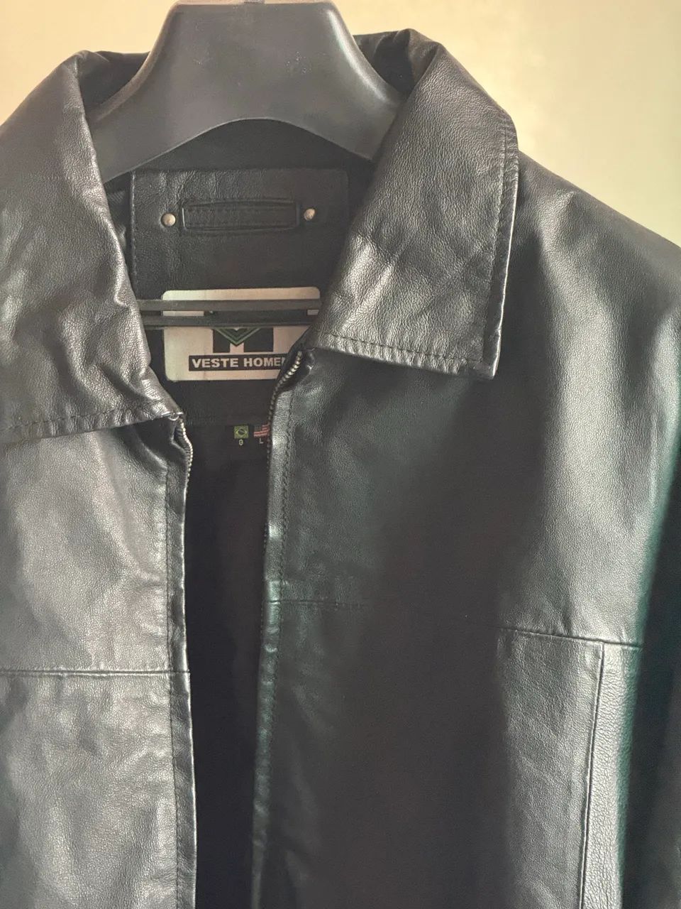 Jaqueta de Couro Masculina - Foto 2