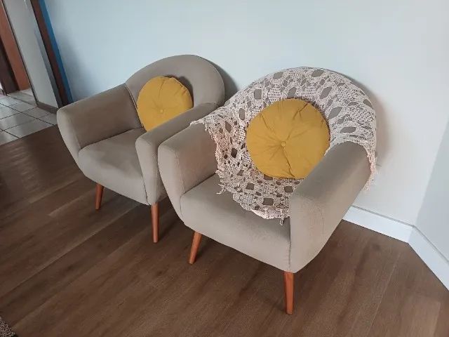 Sofa 3 lugares e 2 poltronas - Foto 2