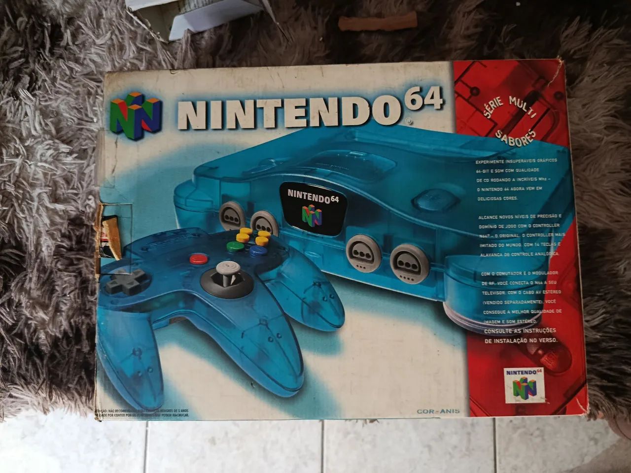 Nintendo 64 na caixa com berço  - Foto 4