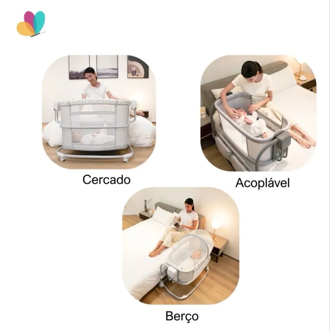 Berço Bluetooth Bebê - Foto 5