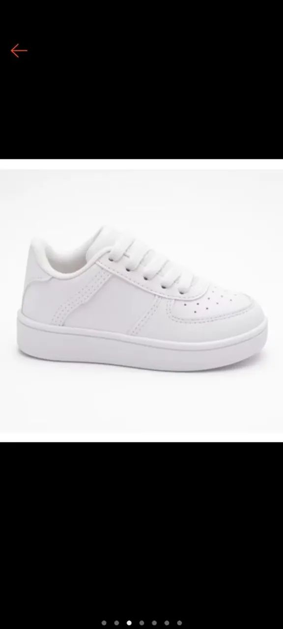 Sapato branco unissex  - Foto 2