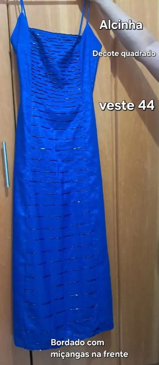 Vestido Longo Azul - Foto 2